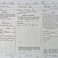 National Archives records for Frederick Fox  