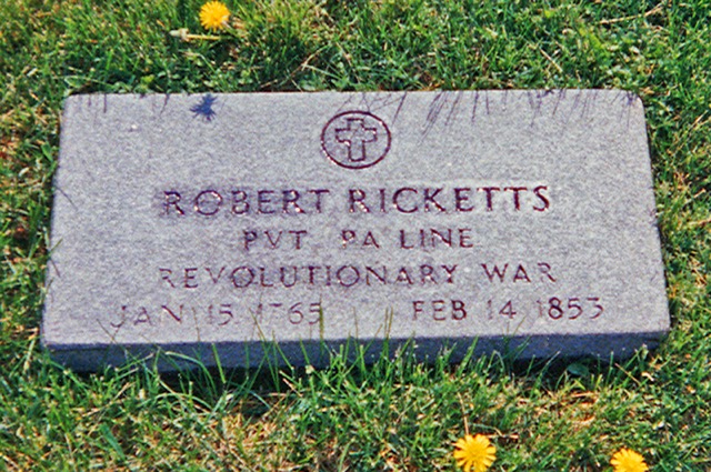 Robert Ricketts Sr tombstone 