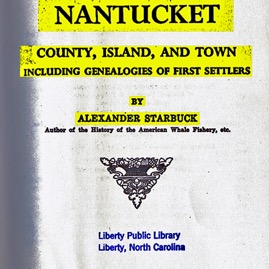 History of Nantucket 