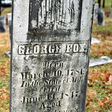 George Fox tombstone 