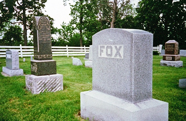 John L Fox & Daniel A Fox tombstones 