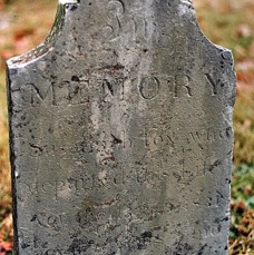 Susannah Fox tombstone 