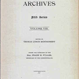 Penn Arch Series 5 Vol 8 cover 