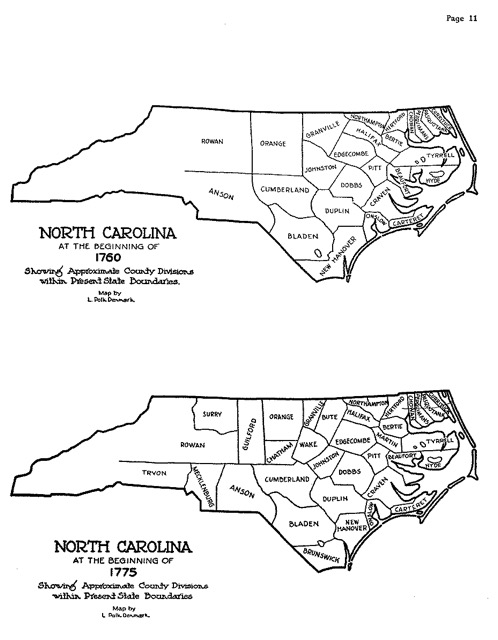 NC Map 1760 & 1775