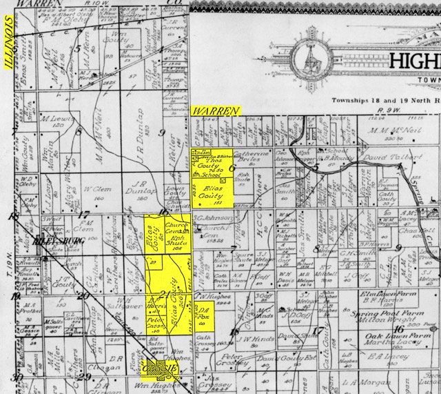 Highland Township IN Map 