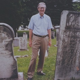 George Fox & Elizabeth Ann Link tombstones  