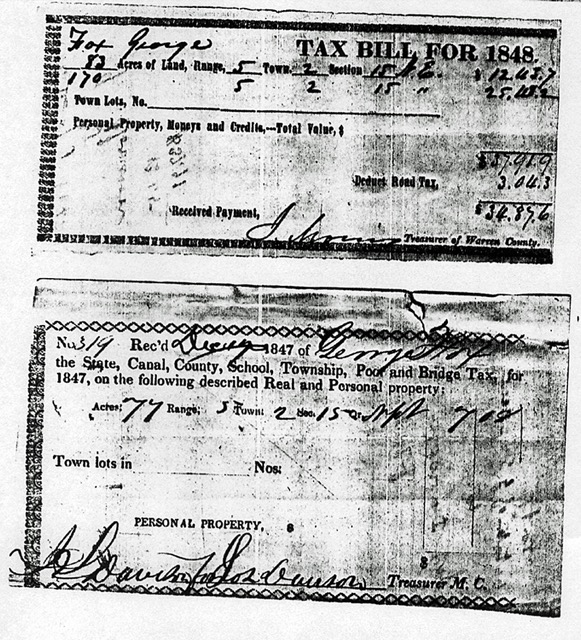 George Fox tax bills #2 