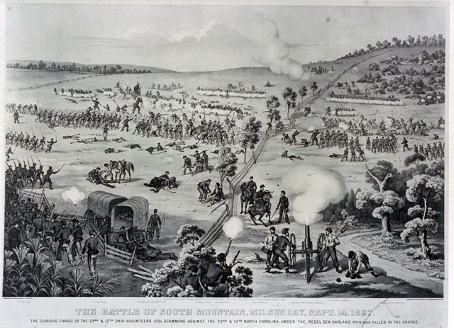 Battle of South Mountain drawing 