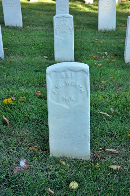 tombstone 551 J. W. Worth N. Y. 